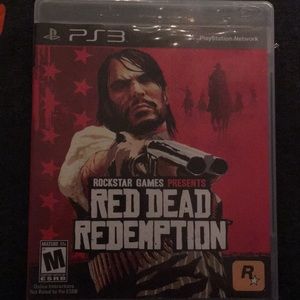 PS3 red dead redemption game
